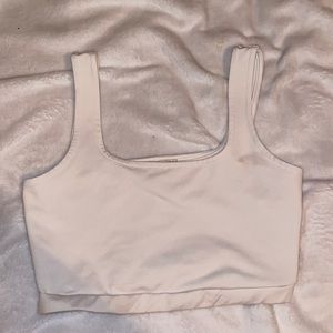 Gianni Bini white tank crop top